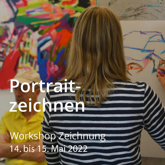 Portraitzeichnen. Workshop Zeichnung. Vom 14. bis 15. Mai 2022.