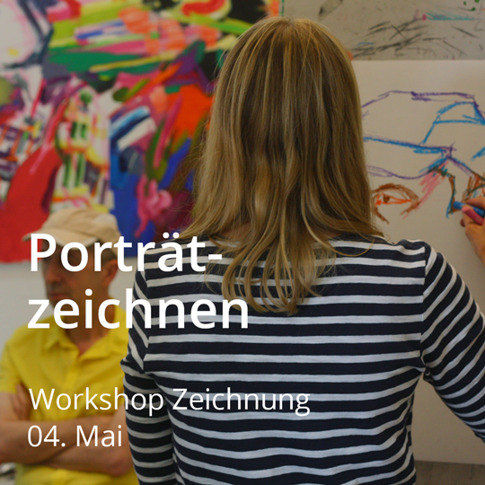 Workshop Porträtzeichnen. Am 04. Mai 2024.