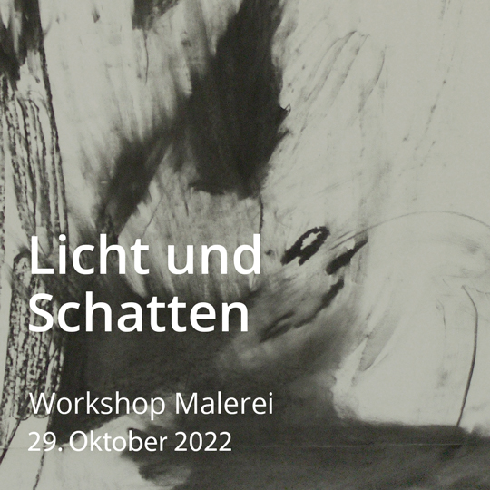 Licht und Schatten. Workshop Technik, Malerei, Zeichnung. Am 29. Oktober 2022.