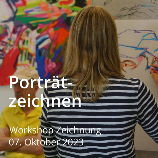 Porträtzeichnen. Workshop Zeichnung. Am 07. Oktober 2023.
